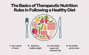 أساسيات قواعد التغذية العلاجية في اتباع نظام غذائي صحي