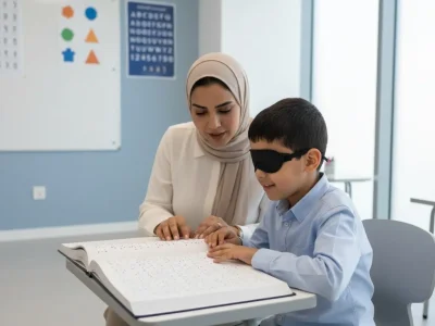 دورة التعامل مع ذوي الاعاقة البصرية